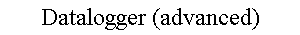 Datalogger (advanced)